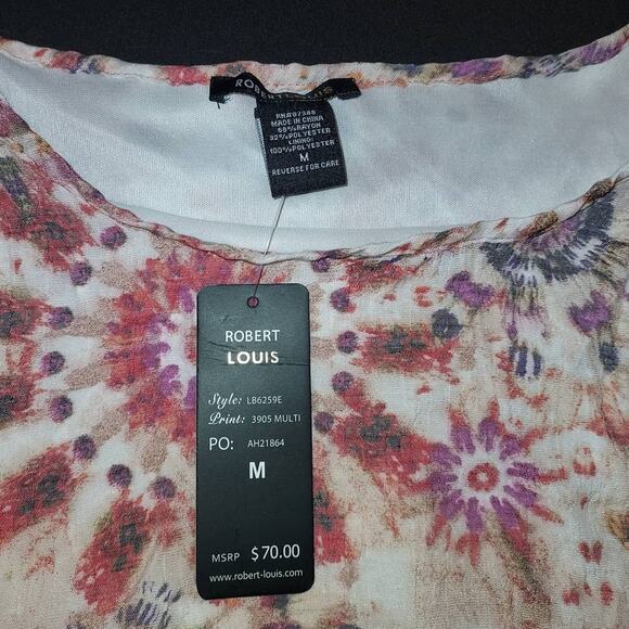 Women's Medium Sleeveless Printed Overlay Long Maxi Dress - Picture 8 of 10